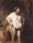 Hendrickie Bathing in a Stream REMBRANDT Harmenszoon van Rijn